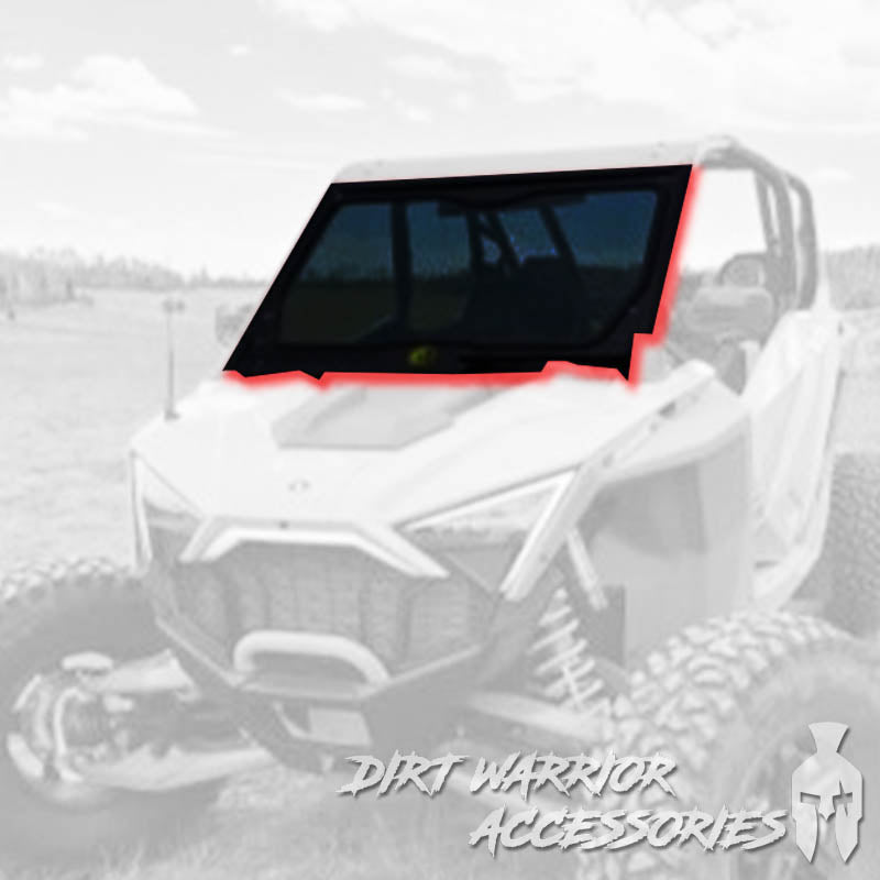 Photo of Dirt Warrior Accessories - Polaris RZR Turbo R Front Windshield 2022+ by Dirt Warrior Accessories - Premium WINDSHIELD for UTVs / Side by Sides