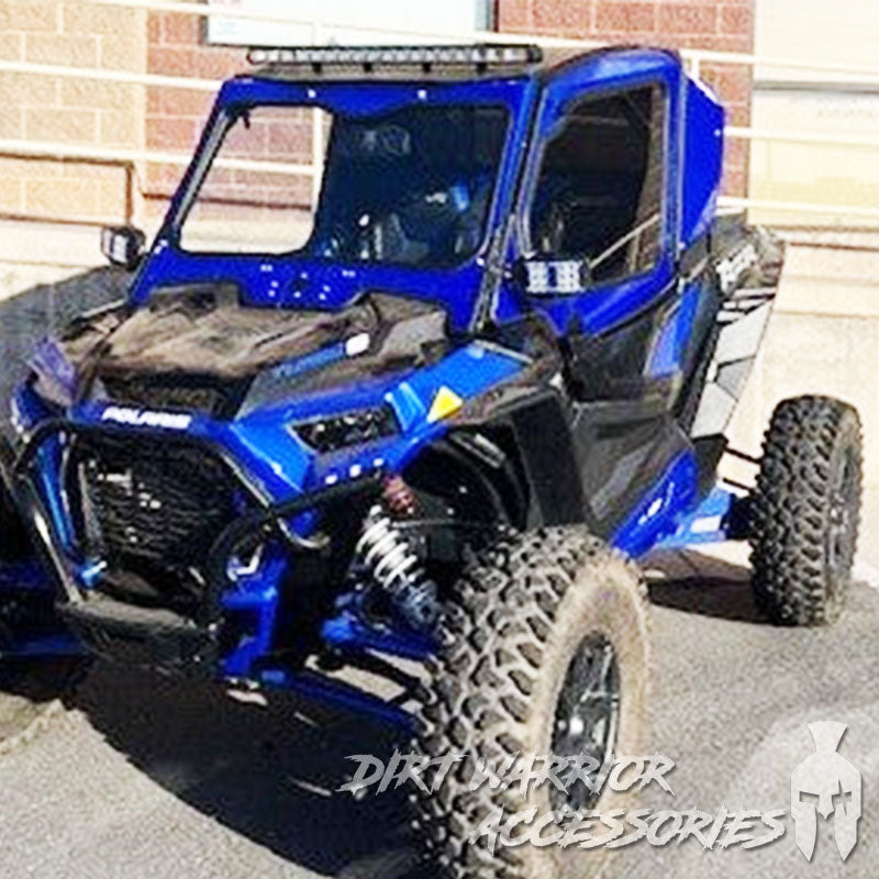 Dirt Warrior Accessories - Polaris RZR Turbo S 2-Seat Cab Enclosure "THE VAULT" Upper Side Doors & Panels (Patent Pending)