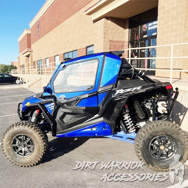 Photo of Dirt Warrior Accessories - Polaris RZR Turbo S 2-Seat Cab Enclosure "THE VAULT" Upper Side Doors & Panels (Patent Pending) by Dirt Warrior Accessories - Premium VAULT for UTVs / Side by Sides