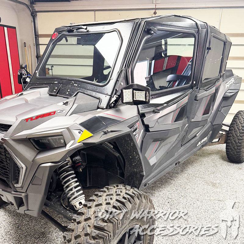 Photo of Dirt Warrior Accessories - Polaris RZR Turbo S 4-Seat Cab Enclosure "THE VAULT" Upper Side Doors & Panels (Patent Pending) by Dirt Warrior Accessories - Premium VAULT for UTVs / Side by Sides