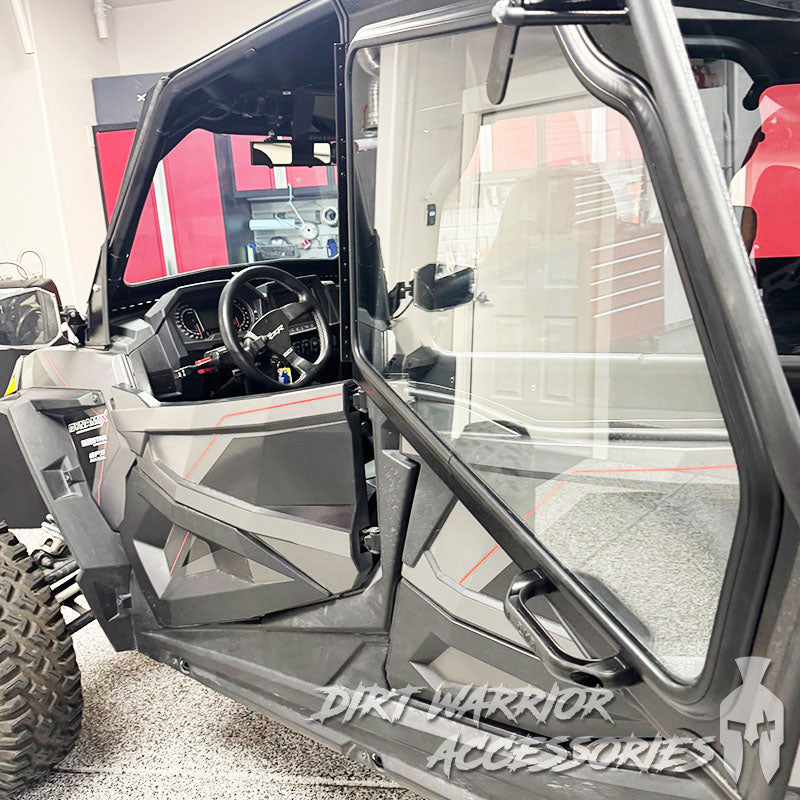 Photo of Dirt Warrior Accessories - Polaris RZR Turbo S 4-Seat Cab Enclosure "THE VAULT" Upper Side Doors & Panels (Patent Pending) by Dirt Warrior Accessories - Premium Cab Enclosures for UTVs / Side by Sides