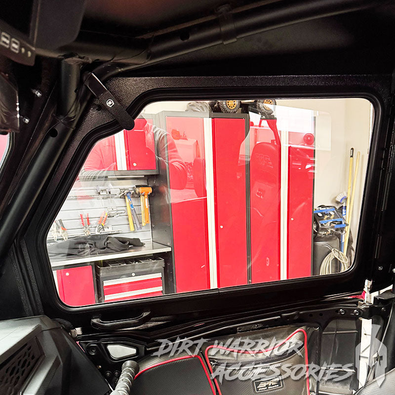 Photo of Dirt Warrior Accessories - Polaris RZR Turbo S 4-Seat Cab Enclosure "THE VAULT" Upper Side Doors & Panels (Patent Pending) by Dirt Warrior Accessories - Premium Cab Enclosures for UTVs / Side by Sides