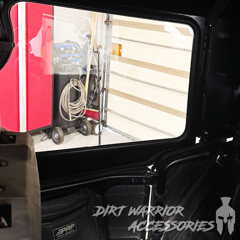 Photo of Dirt Warrior Accessories - Polaris RZR Turbo S 4-Seat Cab Enclosure "THE VAULT" Upper Side Doors & Panels (Patent Pending) by Dirt Warrior Accessories - Premium Cab Enclosures for UTVs / Side by Sides