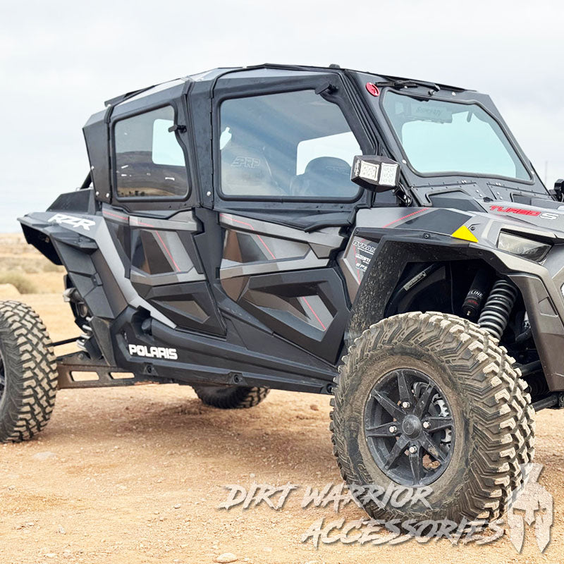 Photo of Dirt Warrior Accessories - Polaris RZR Turbo S 4-Seat Cab Enclosure "THE VAULT" Upper Side Doors & Panels (Patent Pending) by Dirt Warrior Accessories - Premium VAULT for UTVs / Side by Sides