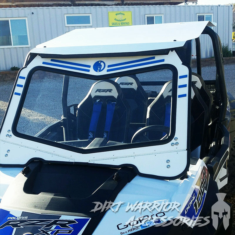 Dirt Warrior Accessories - Polaris RZR XP 1000 Front Windshield 2014-18
