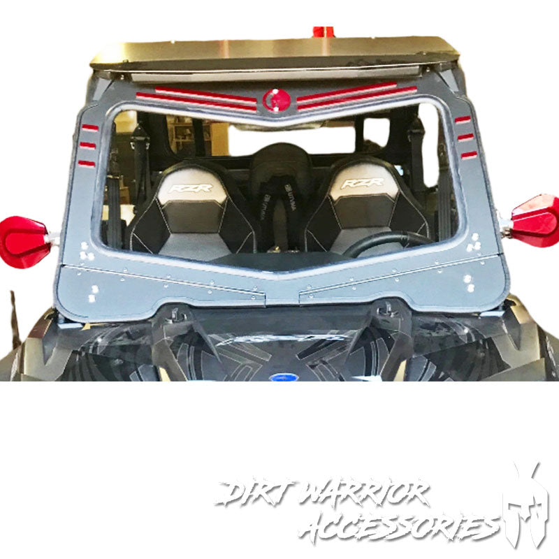 Photo of Dirt Warrior Accessories - Polaris RZR XP 1000 Front Windshield 2014-18 by Dirt Warrior Accessories - Premium WINDSHIELD for UTVs / Side by Sides
