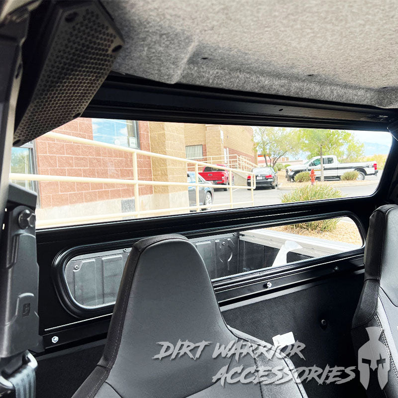 Photo of Dirt Warrior Accessories - Polaris XPEDITION XP Rear Windshield 2024+ by Dirt Warrior Accessories - Premium WINDSHIELD for UTVs / Side by Sides