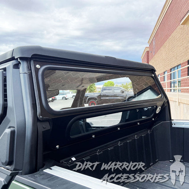 Photo of Dirt Warrior Accessories - Polaris XPEDITION XP Rear Windshield 2024+ by Dirt Warrior Accessories - Premium WINDSHIELD for UTVs / Side by Sides