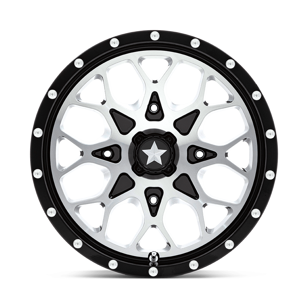 Photo of MSA M45 Portal - Gloss Black Machined by MSA Offroad Wheels - Premium for UTVs / Side by Sides