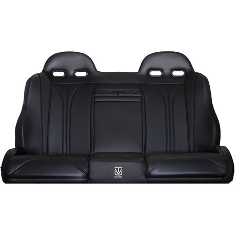 Photo of RZR 4 PRO (Turbo R, Pro R, Pro) Rear Bench Seat W Harnesses (2020-2025) by UTVMA - Premium Bench Seat for UTVs / Side by Sides
