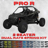 AllThingz UTV Polaris RZR Pro R 2 Seater Dual Rate Spring Kit - 2-3" Lift + 80% Better Ride