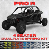 AllThingz UTV Polaris RZR Pro R 4 Seater Dual Rate Spring Kit - 2-3" Lift + 80% Better Ride