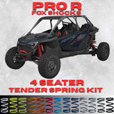 AllThingz UTV Polaris RZR Pro R 4 Seater Tender Spring Kit - 2-3" Lift + 80% Better Ride (Fox Shocks)
