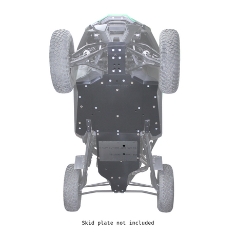 Photo of Polaris RZR Pro R X-Brace for UHMW Skid Plate by Factory UTV - Premium X-Brace for UTVs / Side by Sides