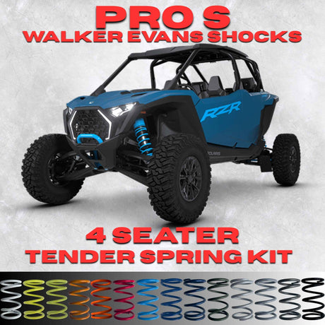 Polaris RZR Pro S 4 Seater Tender Spring Kit - 2-3 Inches + 80% Better Ride (2023)