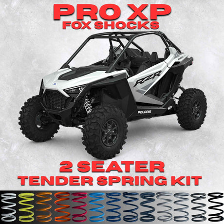 AllThingz UTV Polaris RZR Pro XP 2 Seater Tender Spring Kit - 2-3" Lift + 80% Better Ride (Fox Shocks)