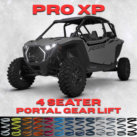 Polaris RZR Pro XP 4 Seater Portal Gear Lift Spring Kit - Heavier-Rated Springs