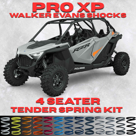 Polaris RZR Pro XP 4 Seater Tender Spring Kit - 80% Better Ride + 2-3 inch Lift