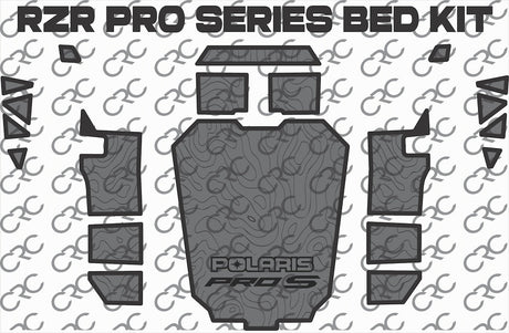 Photo of Polaris Pro R/S/XP Kit by CRC Foam - Premium Floor Mats for UTVs / Side by Sides