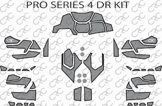 Photo of Polaris Pro R/S/XP Kit by CRC Foam - Premium Floor Mats for UTVs / Side by Sides