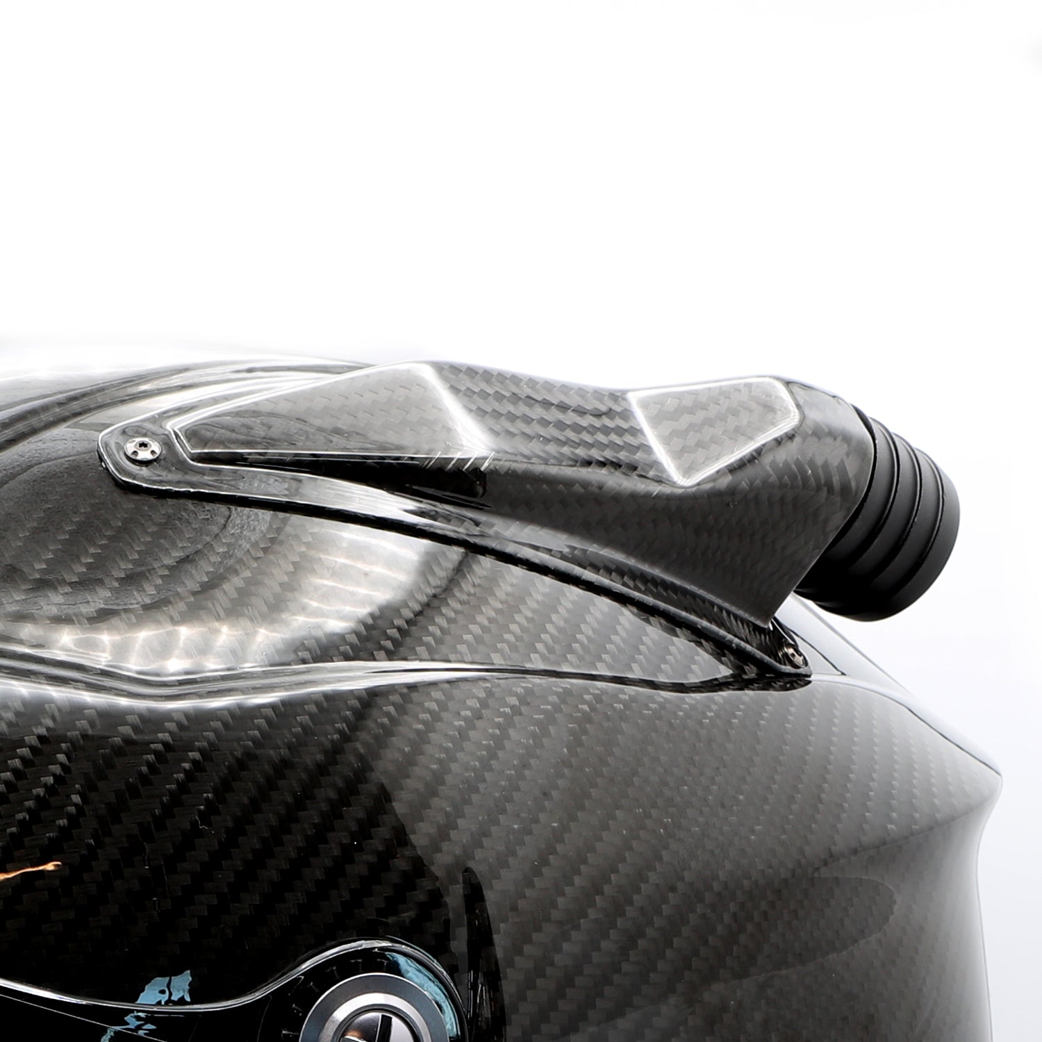 Photo of Rugged Radios Pyrotect RACE Pro Airflow Mid Forced Air Carbon Replacement Inlet by Rugged Radios - Premium for UTVs / Side by Sides