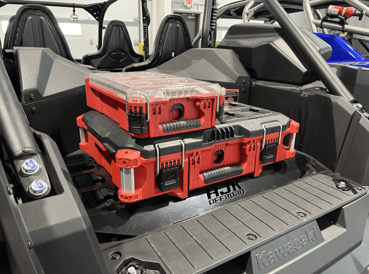Photo of Kawasaki KRX Packout Mount - Subwoofer Compatible by AJK Offroad - Premium for UTVs / Side by Sides