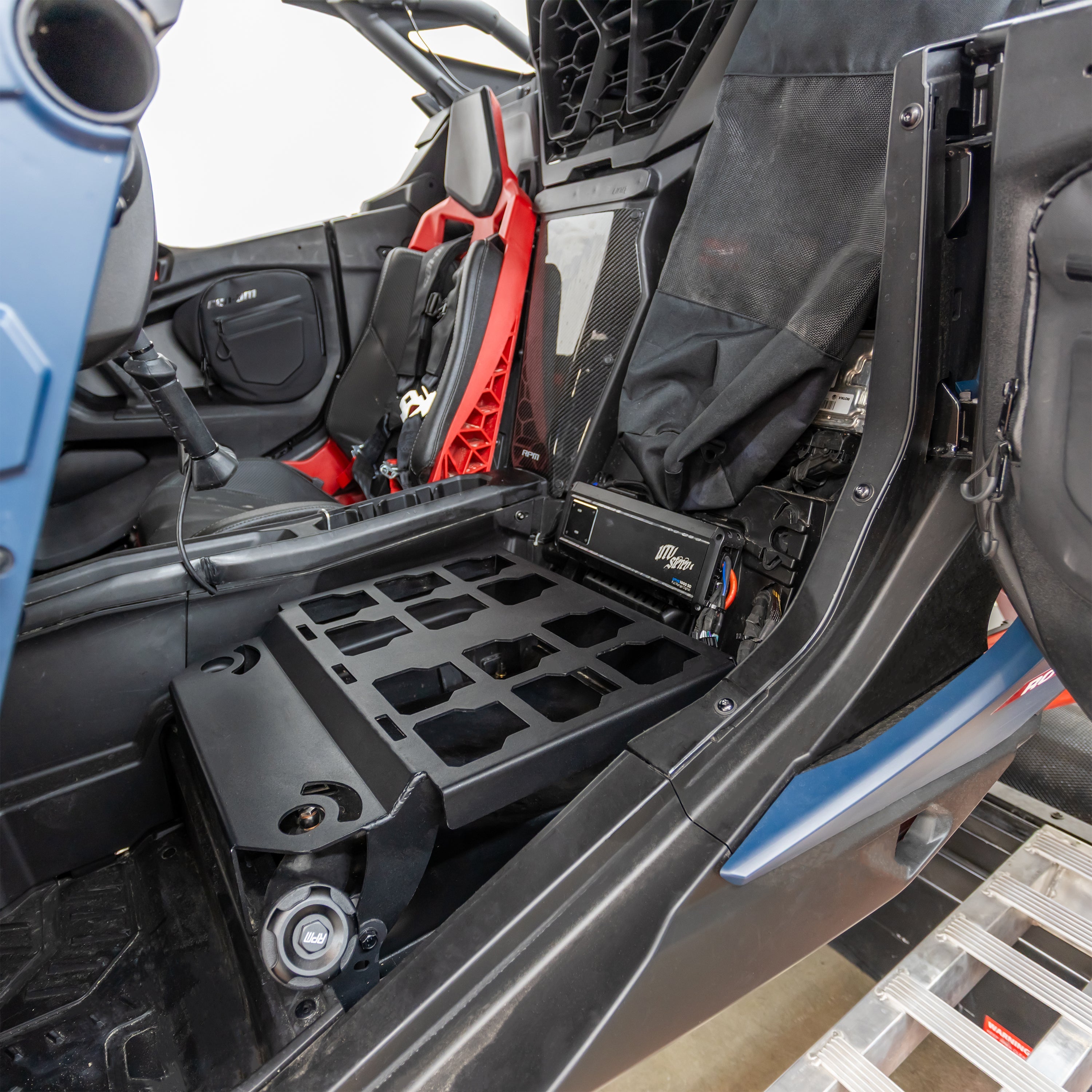Photo of RPM SXS RPM Maverick R MAX Milwaukee Packout Seat Delete Rack by RPM SXS - Premium for UTVs / Side by Sides