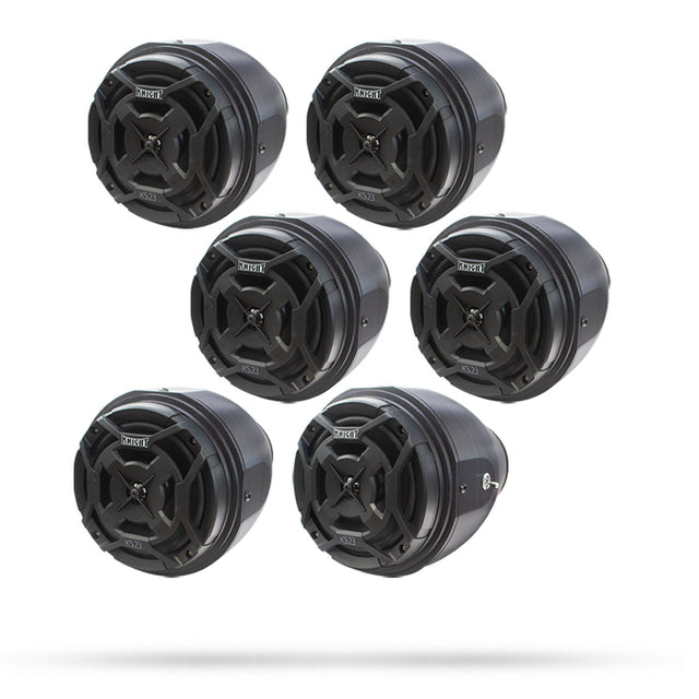 Photo of 6 Waterproof Bluetooth Speaker Pods - 6.5 inch Speakers - Party Kit by Knight ATV - Premium Power Sports for UTVs / Side by Sides