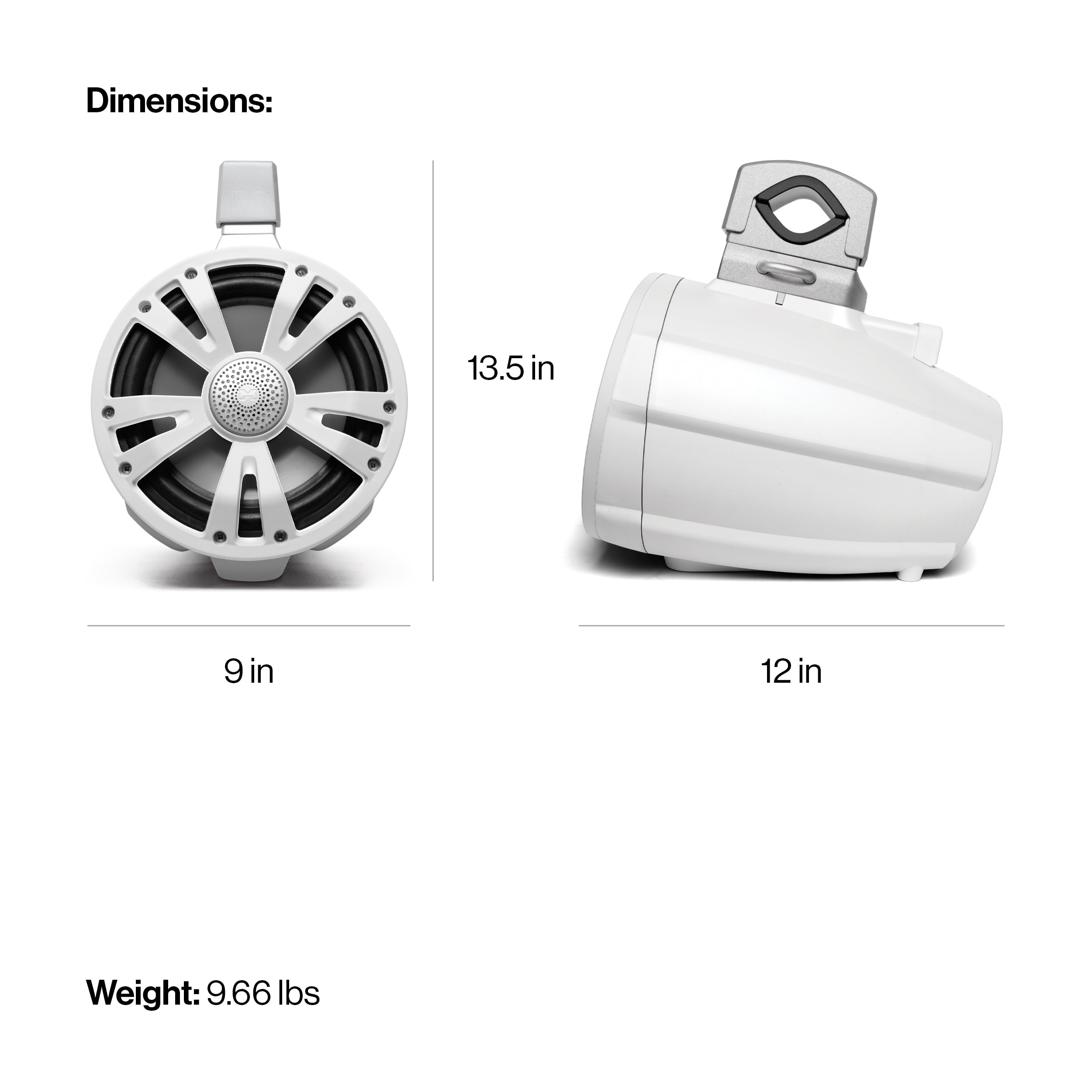 Photo of ExtremeTower Speakers ET08 - 2 Passive Extreme 8 inch Tower Speakers by ECOXGEAR - Premium for UTVs / Side by Sides