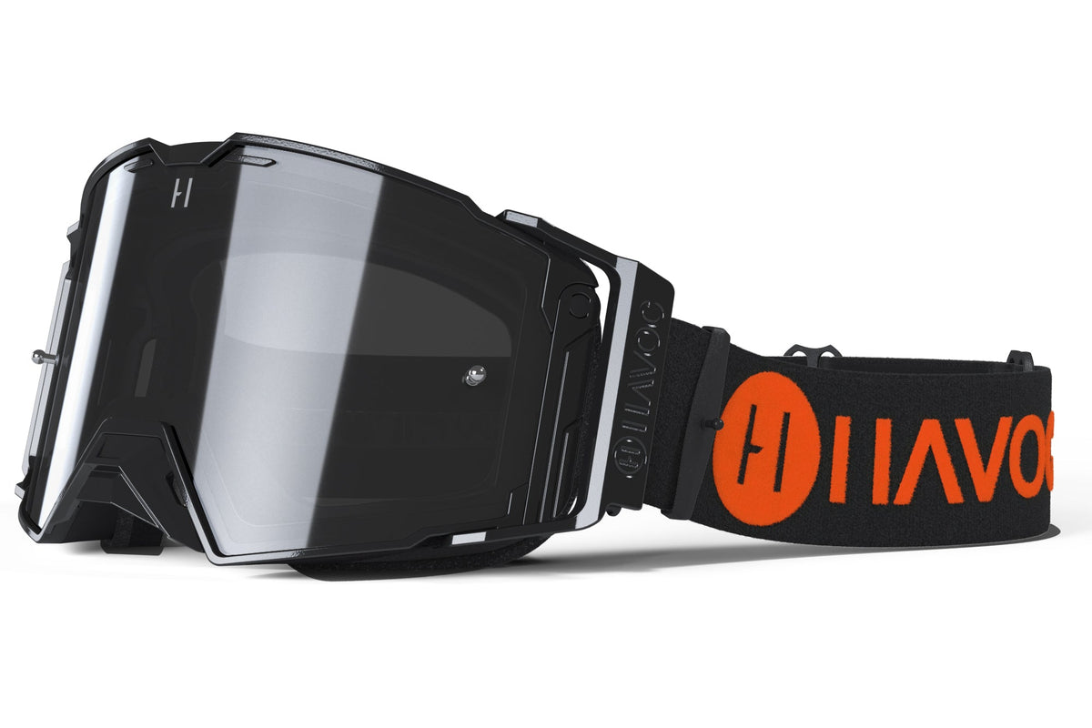 Phantom Helios Goggles - Orange/Black Strap, Smoke Lens