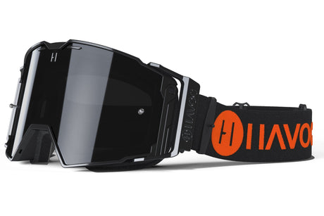 Phantom Helios Goggles - Orange/Black Strap, Smoke Lens