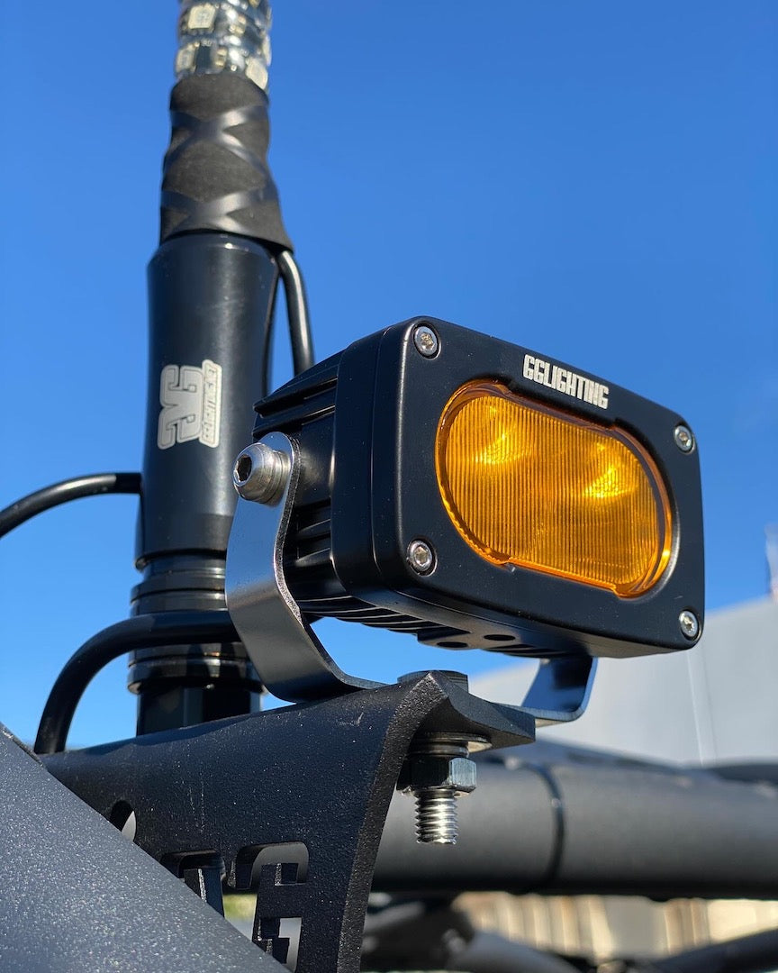 Photo of GP10 Flood Offroad LED Pod Amber by GGLighting - Premium for UTVs / Side by Sides