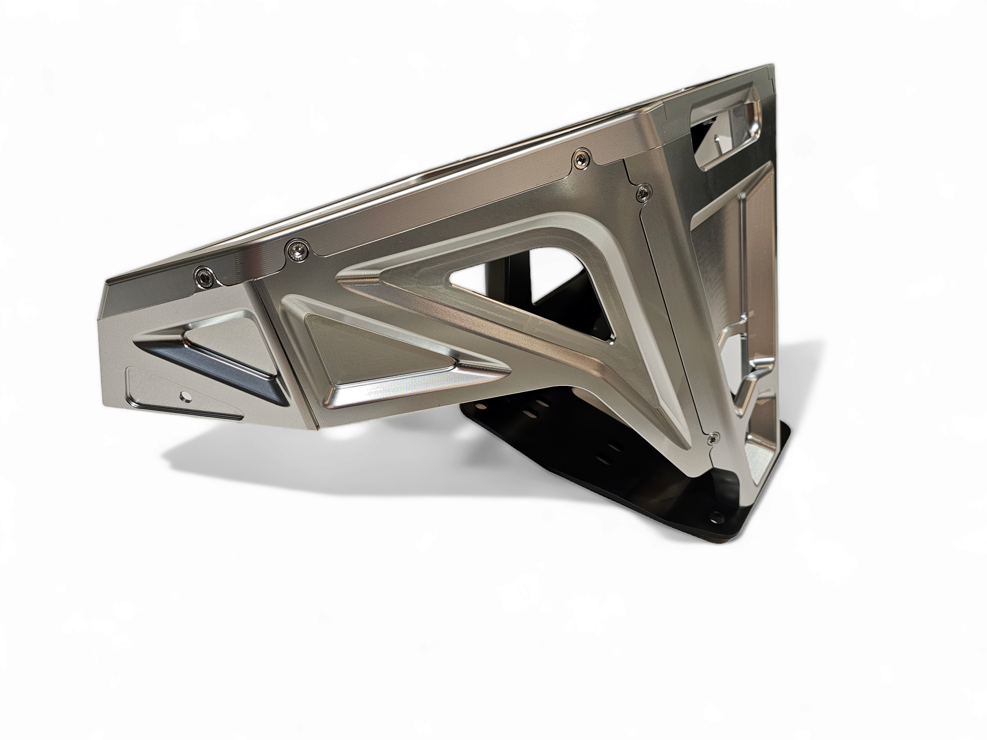 Photo of 2022-2025 Polaris RZR Pro R/ Turbo R Machined Billet Front Winch Bumper (Clear Anodize) by Elektric Offroad - Premium 2022+ Polaris RZR Pro R/ Turbo R Machined Billet Front Winch Bumper (Clear Hard Anodize) for UTVs / Side by Sides