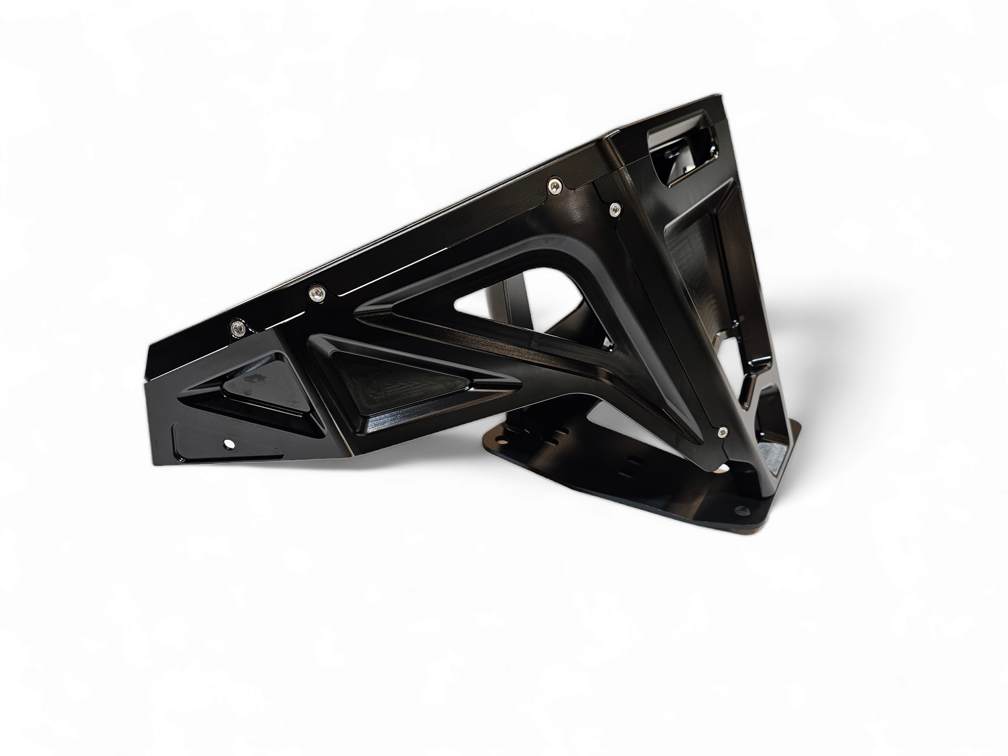 Photo of 2022-2025 Polaris RZR Pro R/ Turbo R Machined Billet Front Winch Bumper (Black Anodize) by Elektric Offroad - Premium 2022+ Polaris RZR Pro R/ Turbo R Machined Billet Front Winch Bumper (Black Hard Anodize) for UTVs / Side by Sides