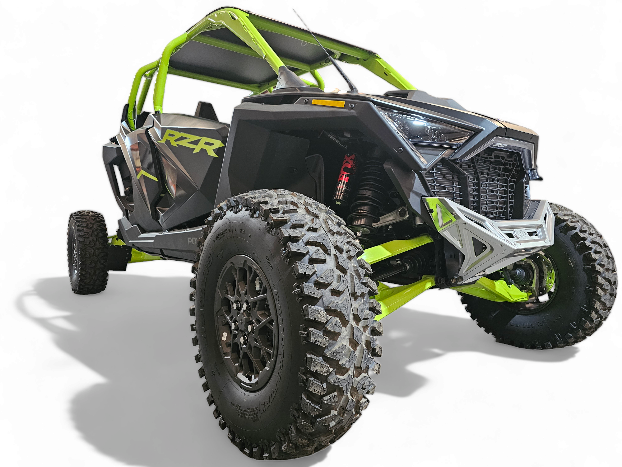 Photo of 2022-2025 Polaris RZR Pro R/ Turbo R Machined Billet Front Winch Bumper (Clear Anodize) by Elektric Offroad - Premium 2022+ Polaris RZR Pro R/ Turbo R Machined Billet Front Winch Bumper (Clear Hard Anodize) for UTVs / Side by Sides