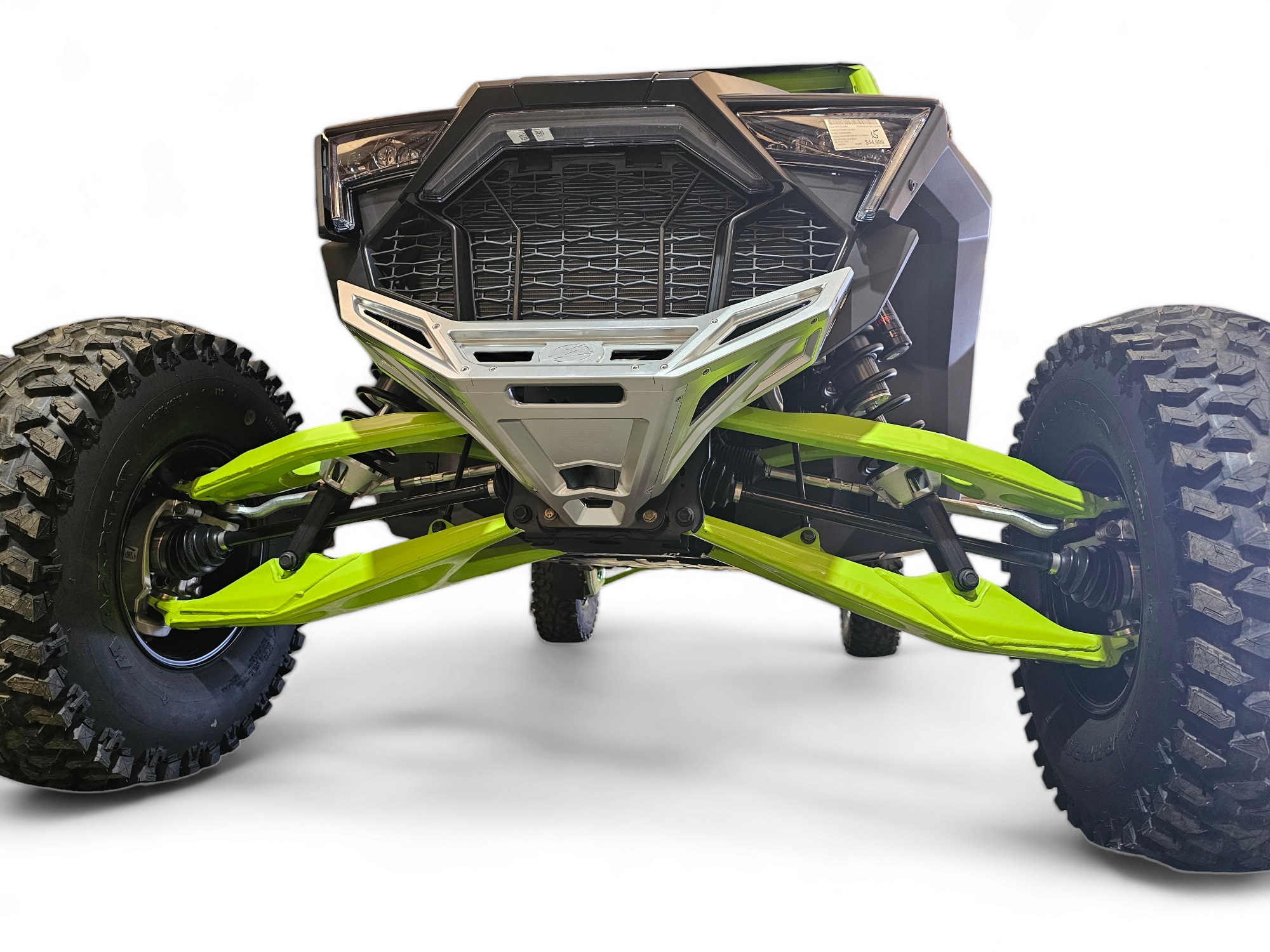 Photo of 2022-2025 Polaris RZR Pro R/ Turbo R Machined Billet Front Winch Bumper (Clear Anodize) by Elektric Offroad - Premium 2022+ Polaris RZR Pro R/ Turbo R Machined Billet Front Winch Bumper (Clear Hard Anodize) for UTVs / Side by Sides