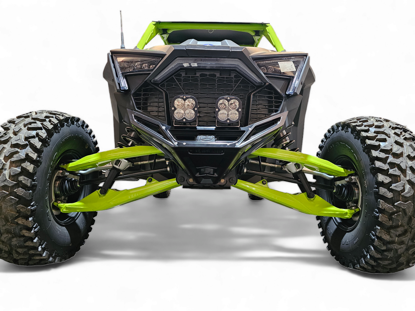 Photo of 2022-2025 Polaris RZR Pro R/ Turbo R Machined Billet Front Winch Bumper (Black Anodize) by Elektric Offroad - Premium 2022+ Polaris RZR Pro R/ Turbo R Machined Billet Front Winch Bumper (Black Hard Anodize) for UTVs / Side by Sides