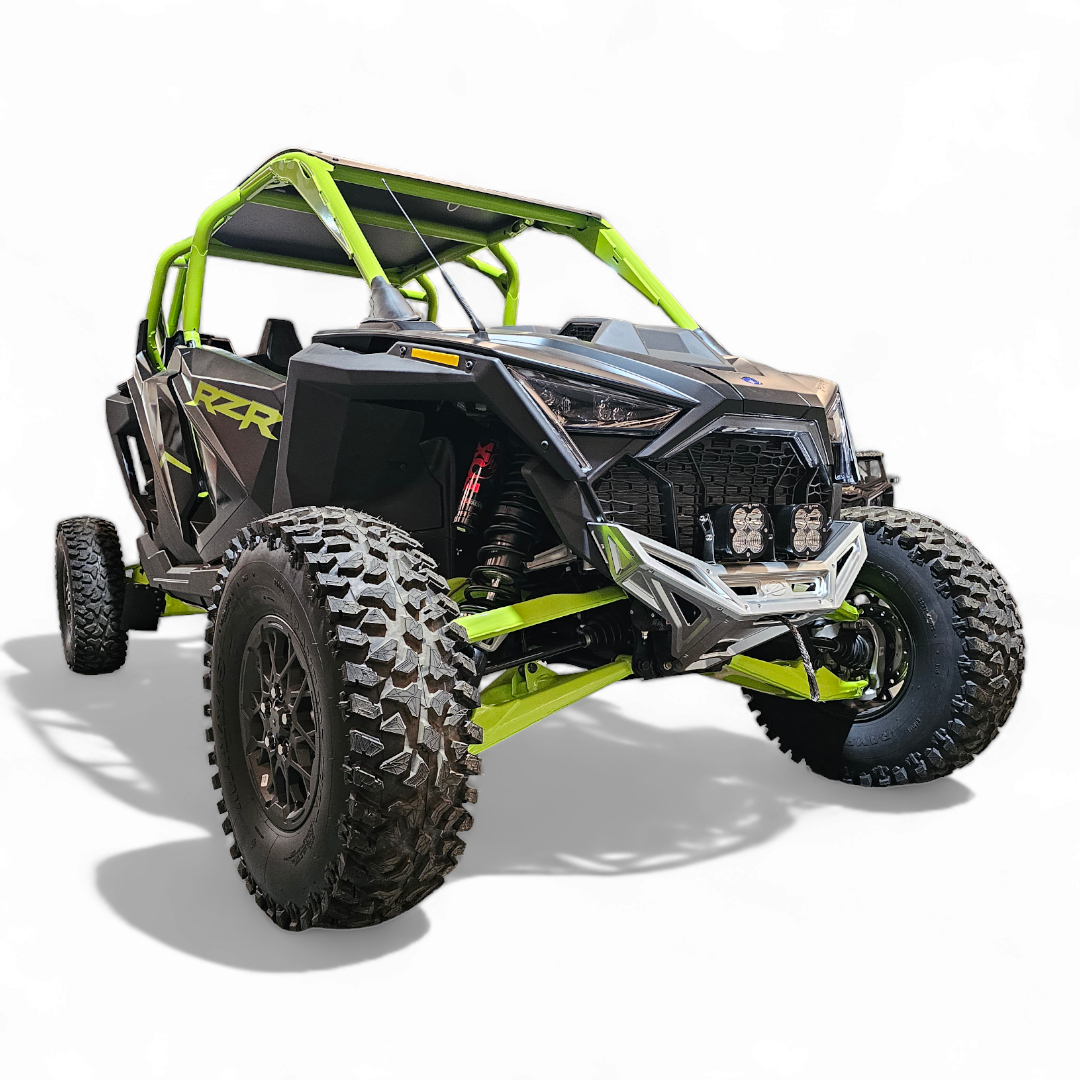 Photo of 2022-2025 Polaris RZR Pro R/ Turbo R Machined Billet Front Winch Bumper (Clear Anodize) by Elektric Offroad - Premium 2022+ Polaris RZR Pro R/ Turbo R Machined Billet Front Winch Bumper (Clear Hard Anodize) for UTVs / Side by Sides