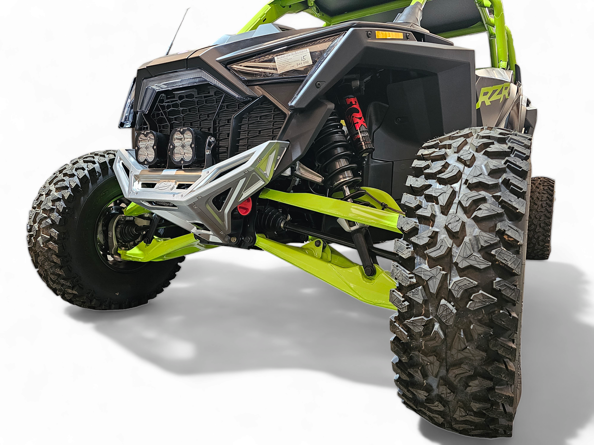 Photo of 2022-2025 Polaris RZR Pro R/ Turbo R Machined Billet Front Winch Bumper (Clear Anodize) by Elektric Offroad - Premium 2022+ Polaris RZR Pro R/ Turbo R Machined Billet Front Winch Bumper (Clear Hard Anodize) for UTVs / Side by Sides