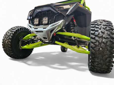 Photo of 2022-2025 Polaris RZR Pro R/ Turbo R Machined Billet Front Winch Bumper (Clear Anodize) by Elektric Offroad - Premium 2022+ Polaris RZR Pro R/ Turbo R Machined Billet Front Winch Bumper (Clear Hard Anodize) for UTVs / Side by Sides