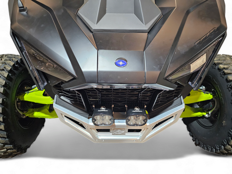 Photo of 2022-2025 Polaris RZR Pro R/ Turbo R Machined Billet Front Winch Bumper (Clear Anodize) by Elektric Offroad - Premium 2022+ Polaris RZR Pro R/ Turbo R Machined Billet Front Winch Bumper (Clear Hard Anodize) for UTVs / Side by Sides