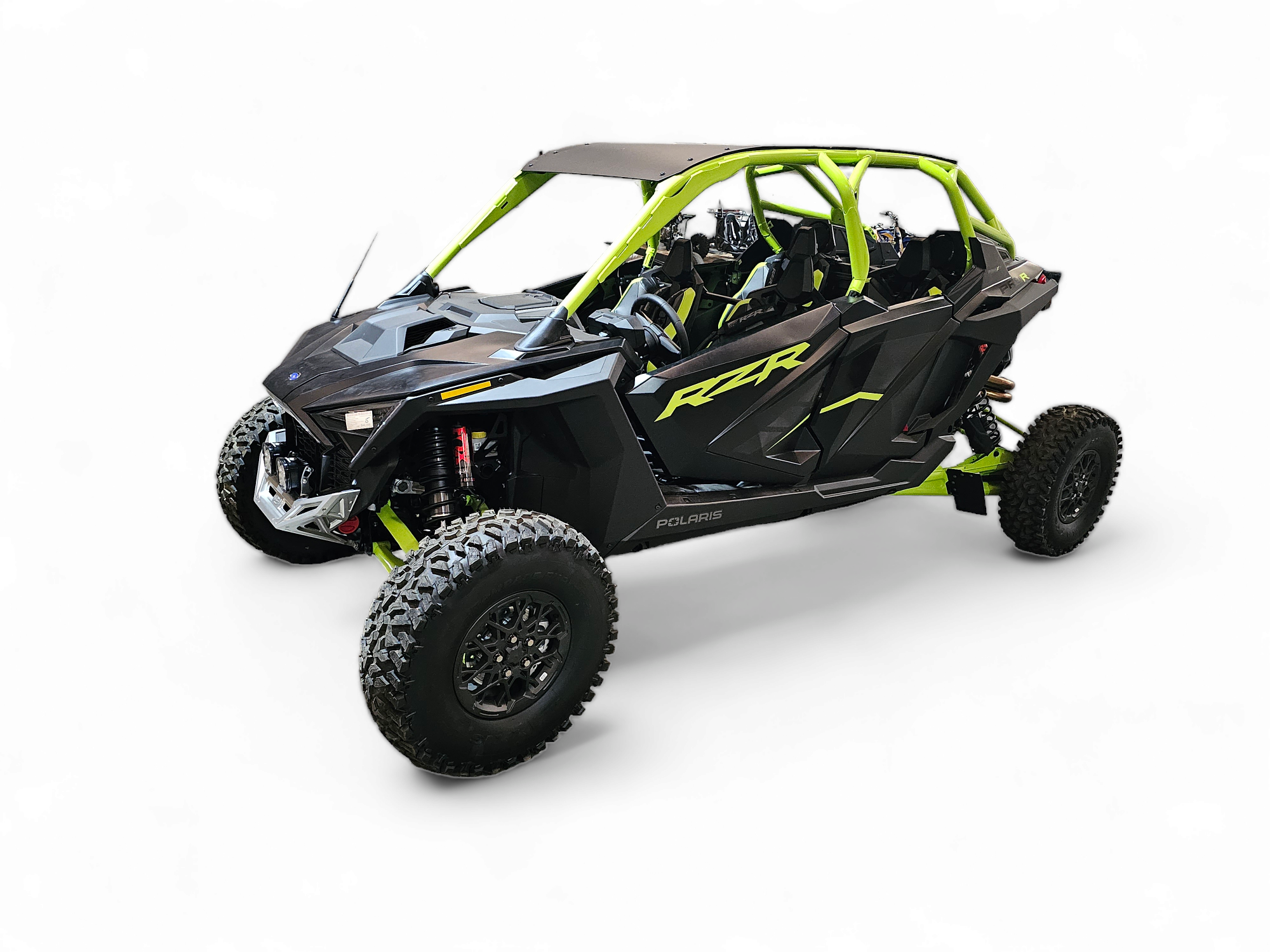 2022-2025 Polaris RZR Pro R, Pro S, Turbo R Machined Billet Front Winch Bumper (Clear Anodize)
