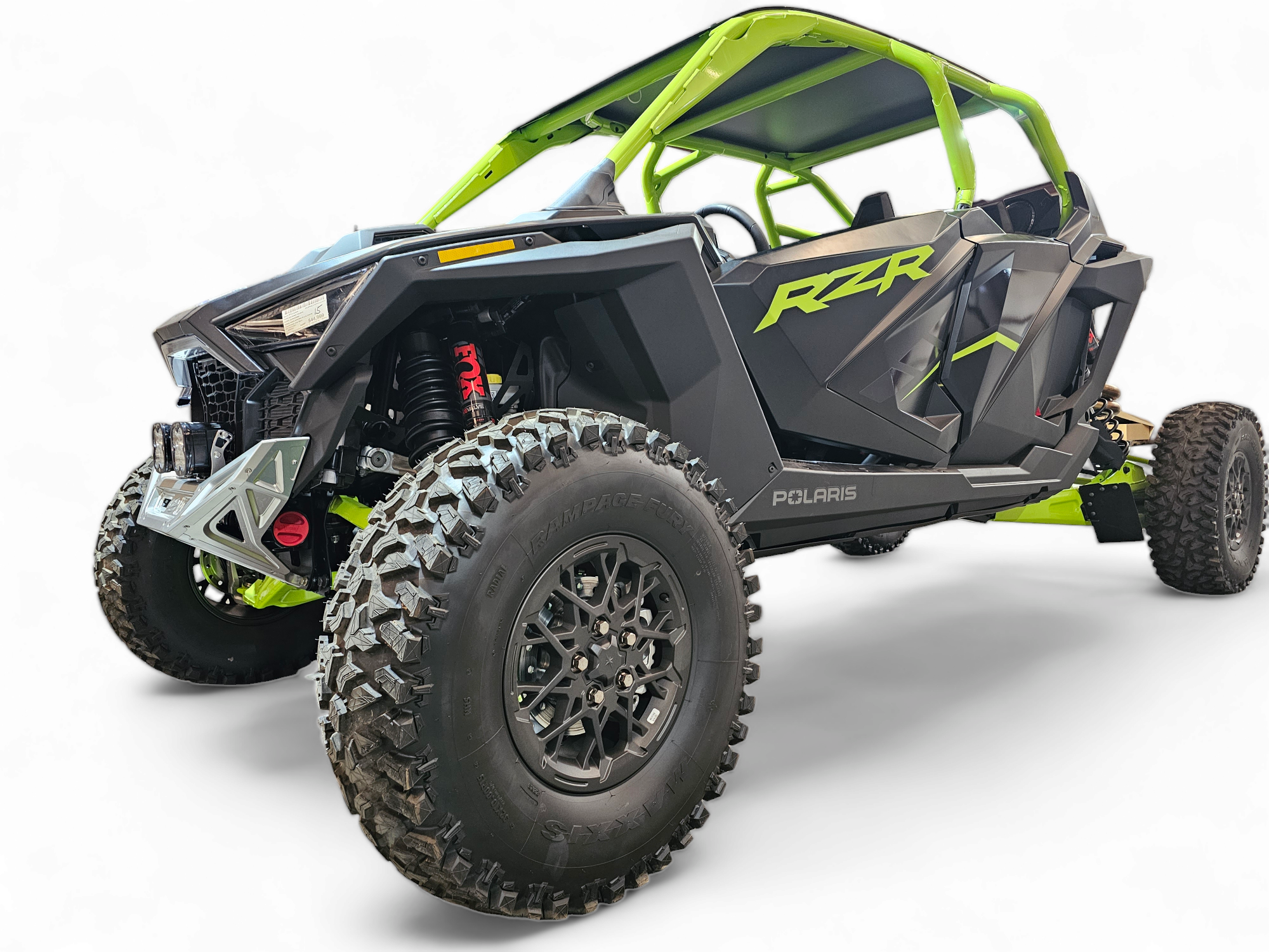Photo of 2022-2025 Polaris RZR Pro R/ Turbo R Machined Billet Front Winch Bumper (Clear Anodize) by Elektric Offroad - Premium 2022+ Polaris RZR Pro R/ Turbo R Machined Billet Front Winch Bumper (Clear Hard Anodize) for UTVs / Side by Sides