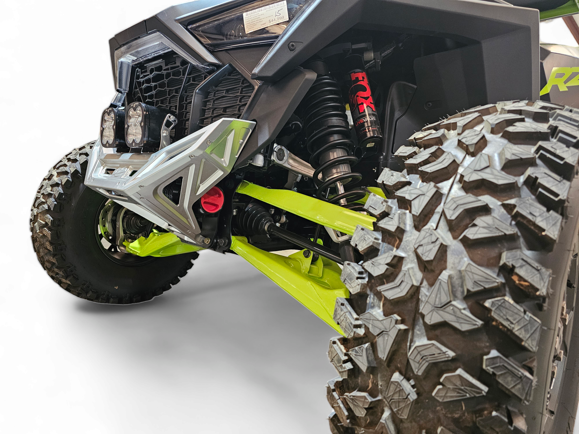 Photo of 2022-2025 Polaris RZR Pro R/ Turbo R Machined Billet Front Winch Bumper (Clear Anodize) by Elektric Offroad - Premium 2022+ Polaris RZR Pro R/ Turbo R Machined Billet Front Winch Bumper (Clear Hard Anodize) for UTVs / Side by Sides