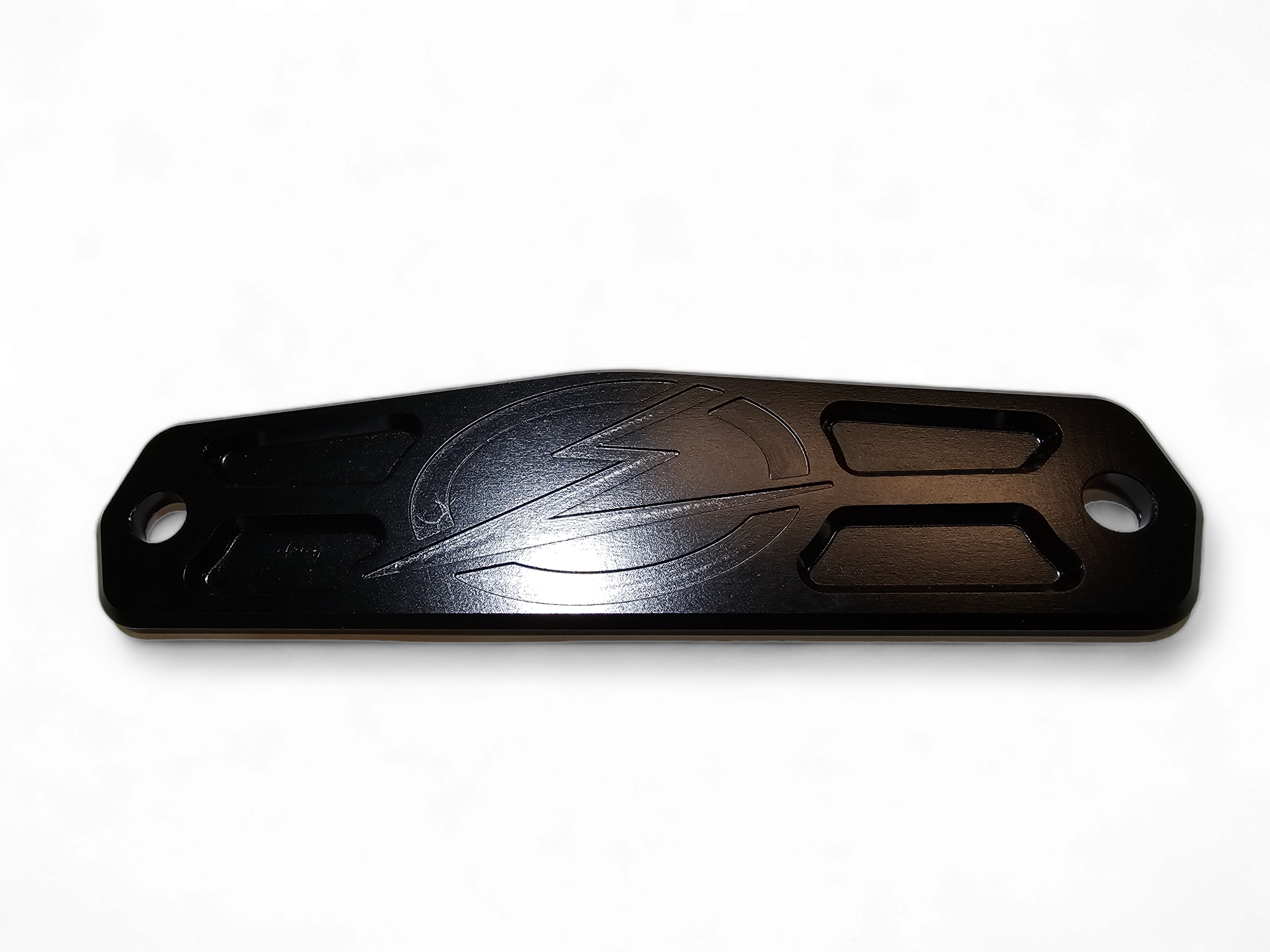 Photo of Elektric Offroad Designs UTV Winch Fairlead Cover Plate | Black by Elektric Offroad - Premium Winches & Winch Mounts for UTVs / Side by Sides