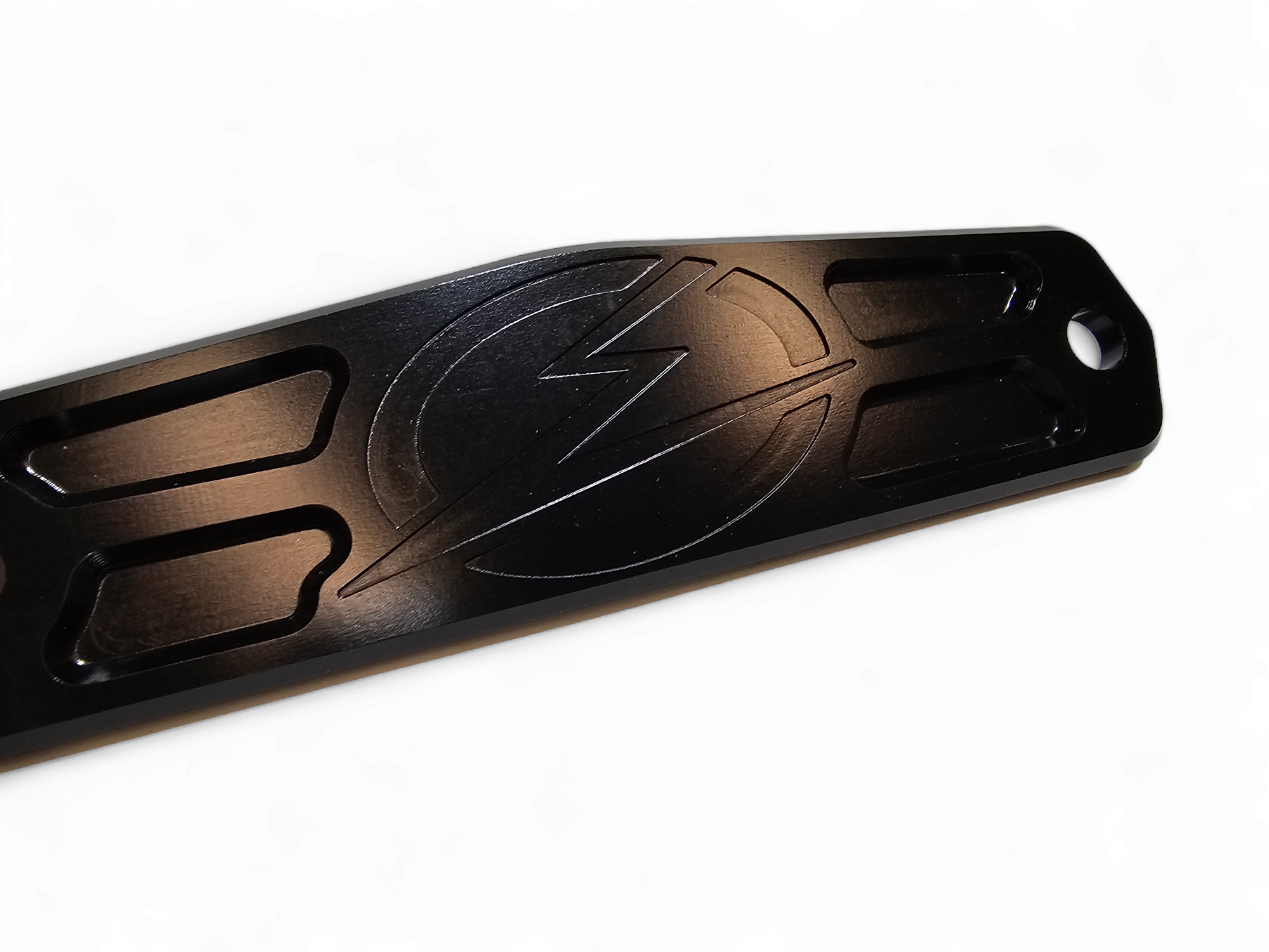 Photo of Elektric Offroad Designs UTV Winch Fairlead Cover Plate | Black by Elektric Offroad - Premium Winches & Winch Mounts for UTVs / Side by Sides