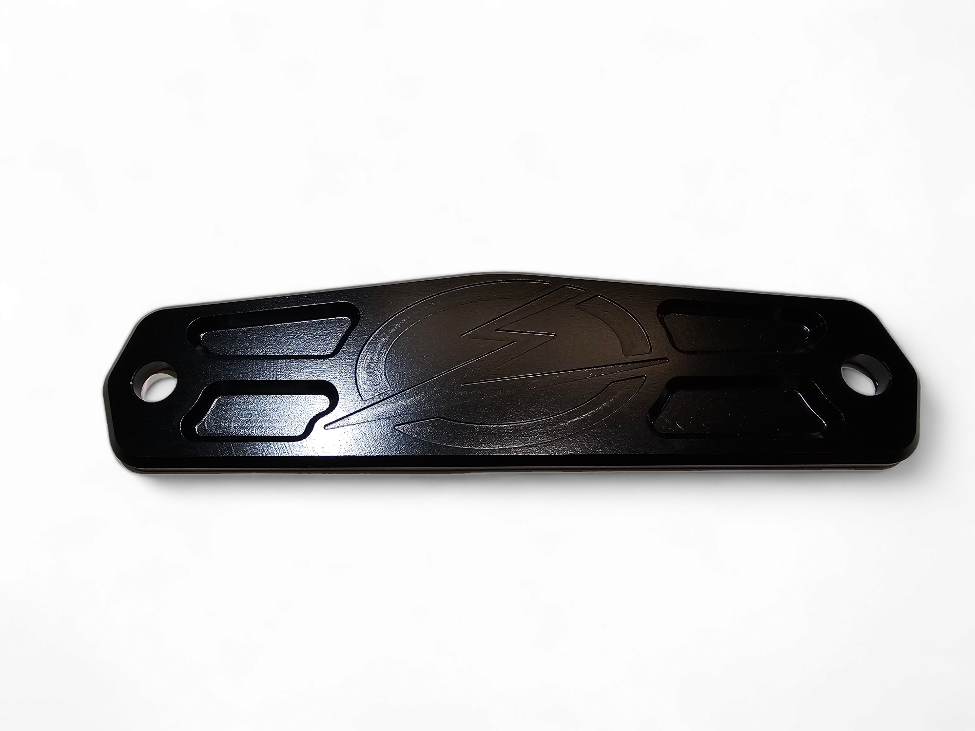 Photo of Elektric Offroad Designs UTV Winch Fairlead Cover Plate | Black by Elektric Offroad - Premium Winches & Winch Mounts for UTVs / Side by Sides