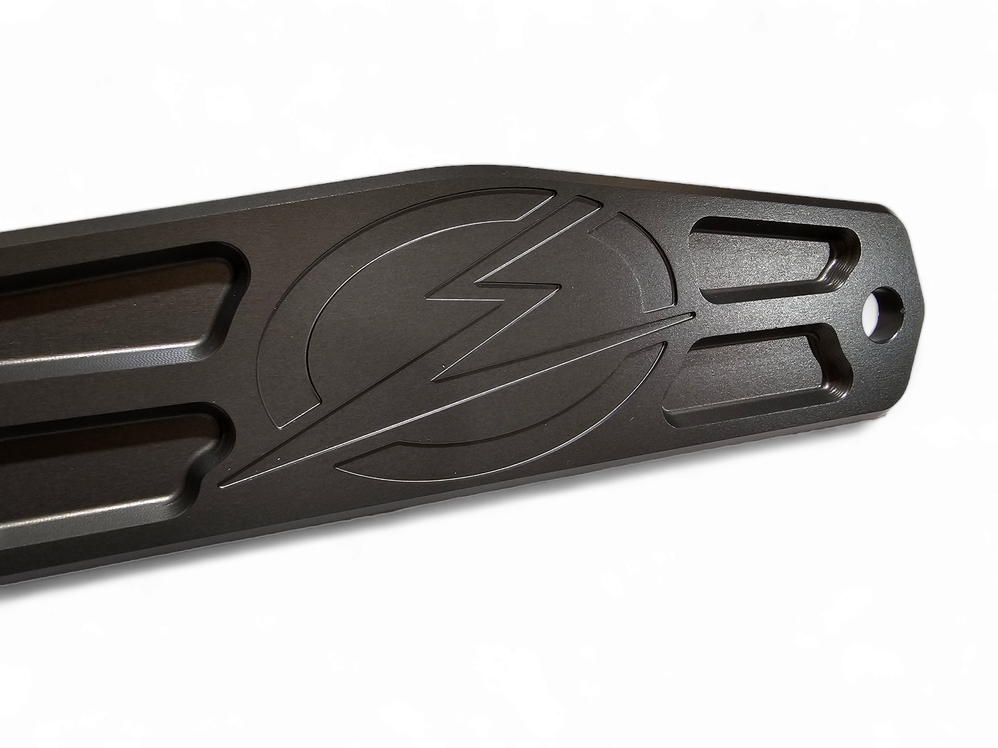 Photo of Elektric Offroad Designs UTV Winch Fairlead Cover Plate | Gun Metal by Elektric Offroad - Premium Winches & Winch Mounts for UTVs / Side by Sides