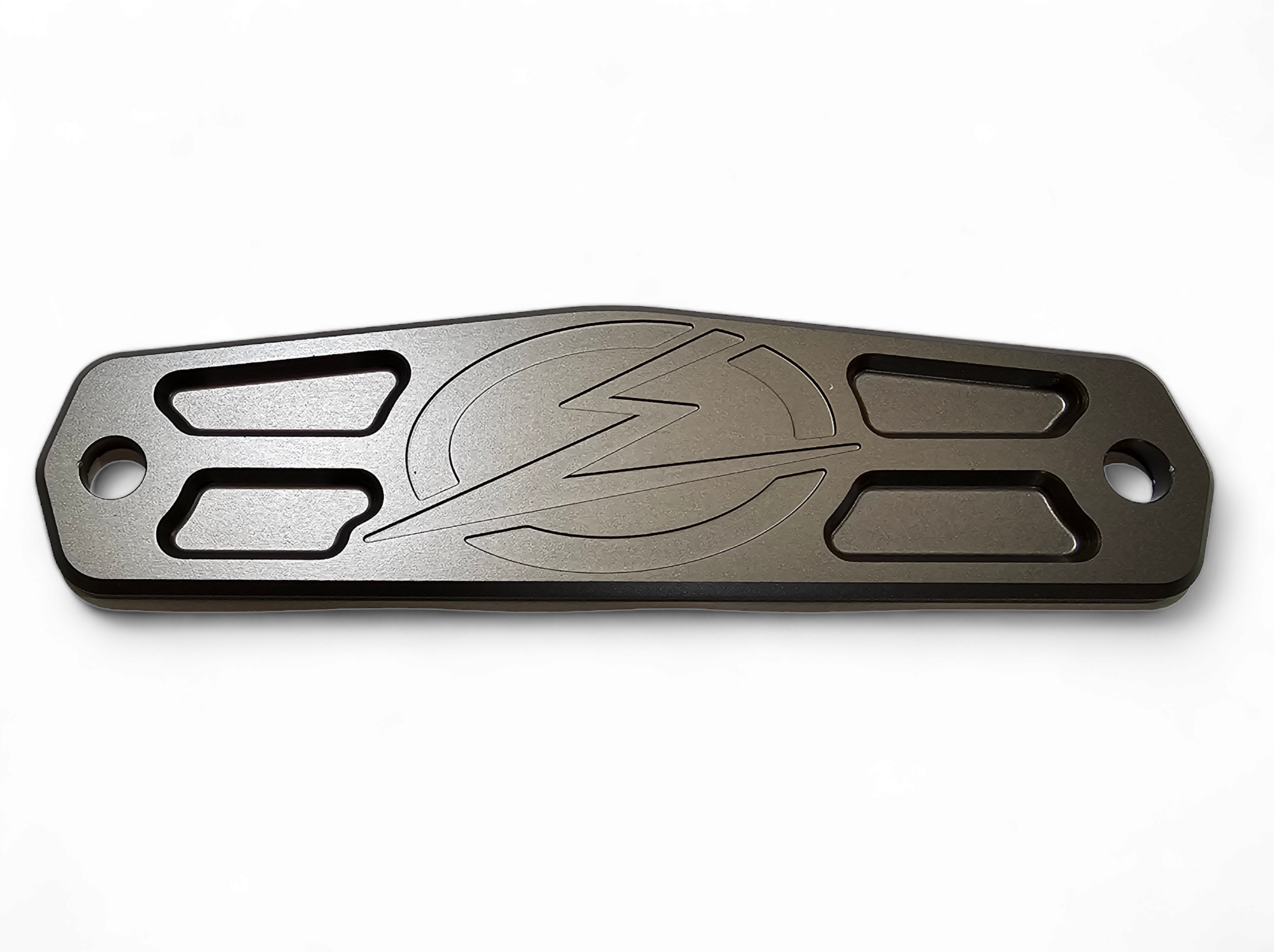 Photo of Elektric Offroad Designs UTV Winch Fairlead Cover Plate | Gun Metal by Elektric Offroad - Premium Winches & Winch Mounts for UTVs / Side by Sides