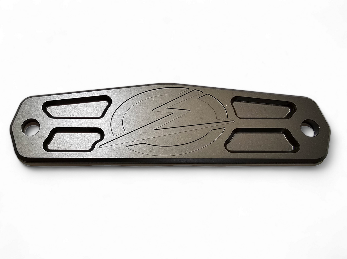 Elektric Offroad Designs UTV Winch Fairlead Cover Plate | Gun Metal